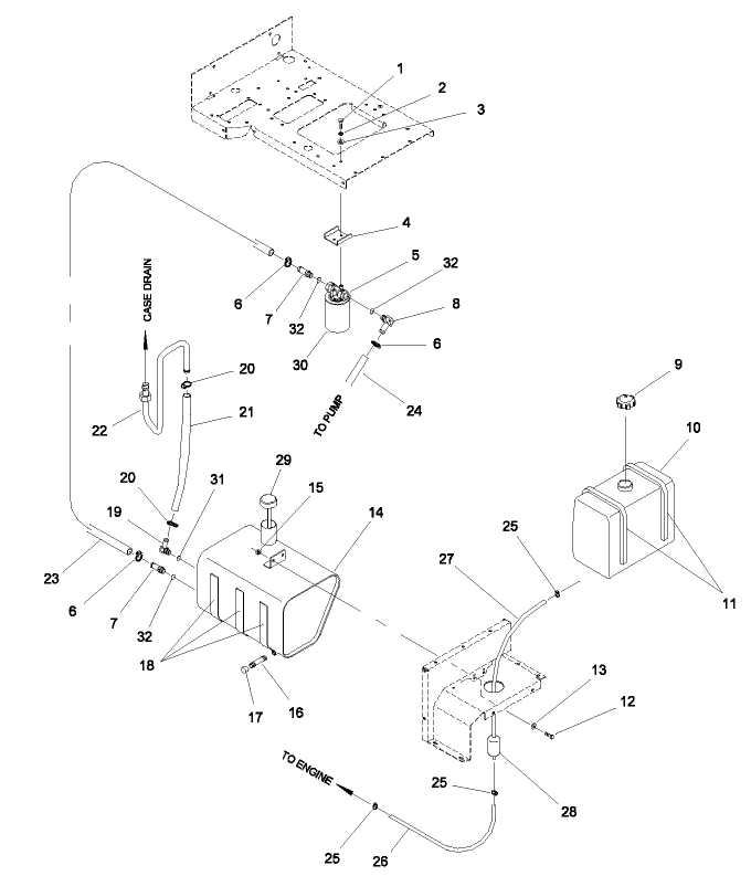 Hydraulic Reservoir & Fuel Tank