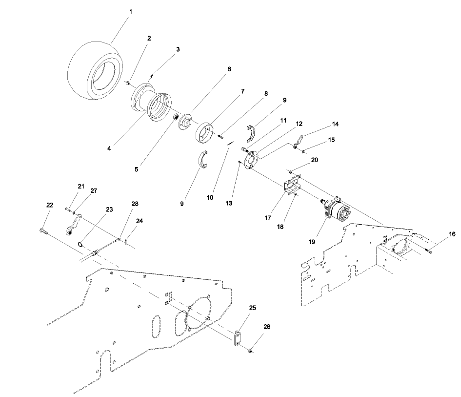 Wheel & Brake Assembly
