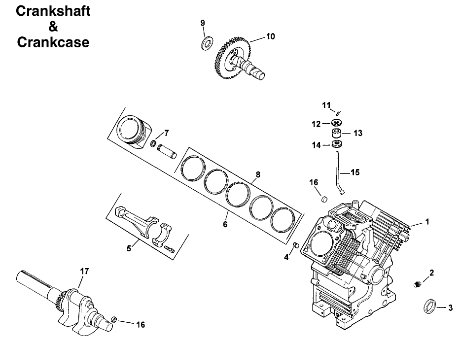 Engine Kohler Model Ch18s Spec. No. 62595