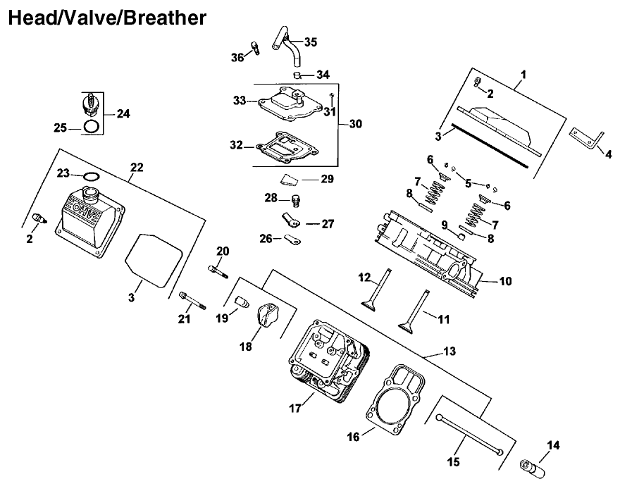 Engine Kohler Model Ch18s Spec. No. 62595 (cont.)