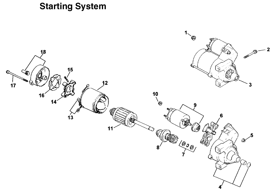 Engine Kohler Model Ch18s Spec. No. 62595 (cont.)