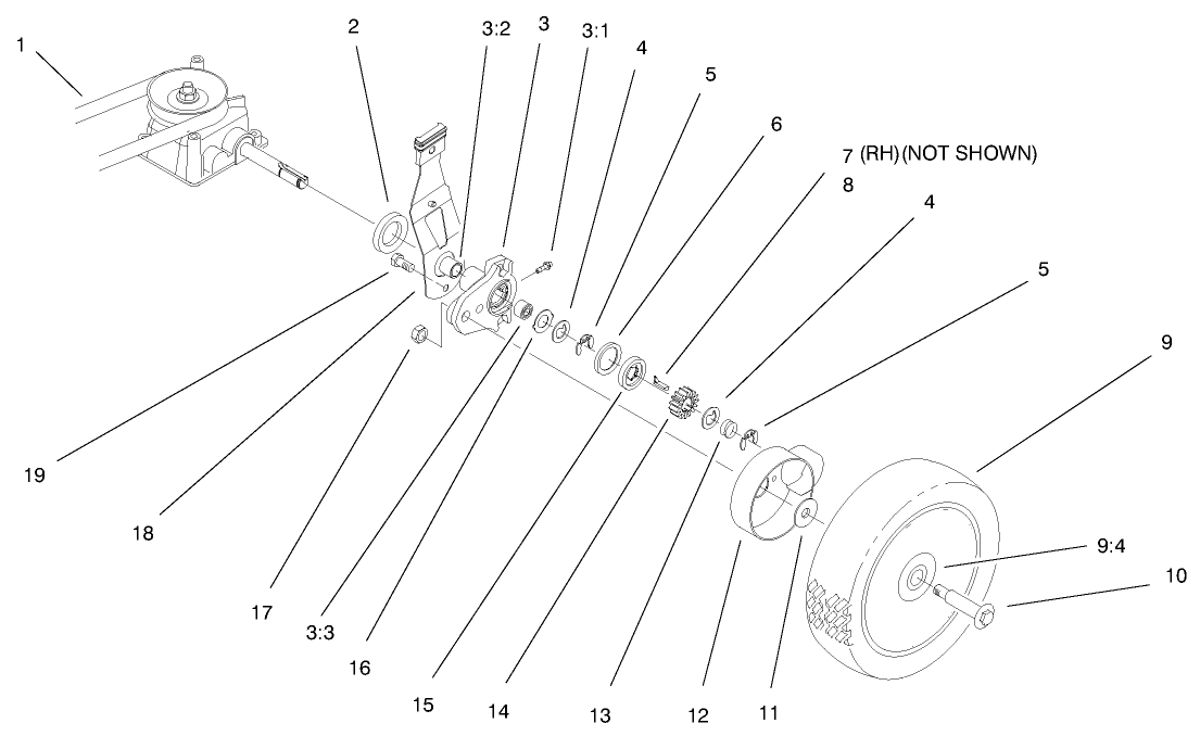 Gear Case & Wheel Assembly