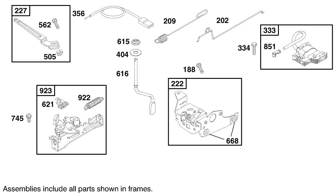 Engine Briggs & Stratton Model 12j802-2368-E1