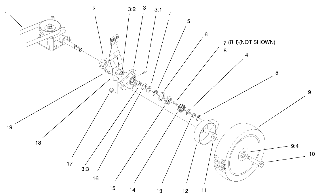 Gear Case & Wheel Assembly