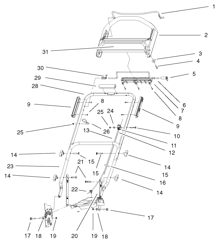 Handle & Controls Assembly