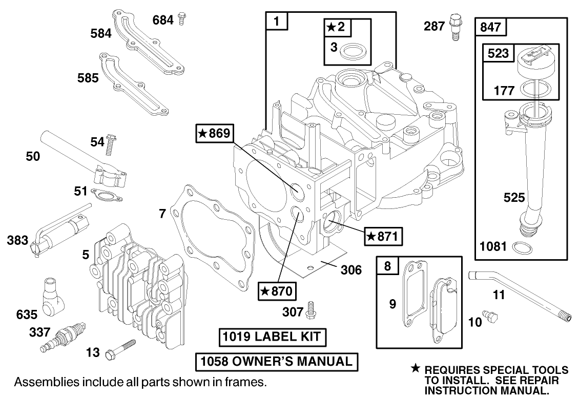 Engine Briggs & Stratton Model 12h802-1767-E1
