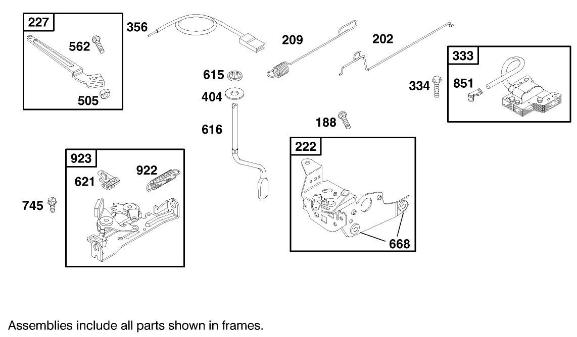Engine Briggs & Stratton Model 12h802-1767-E1