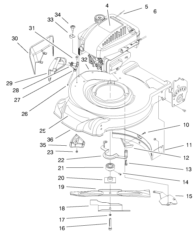Engine & Blade Assembly