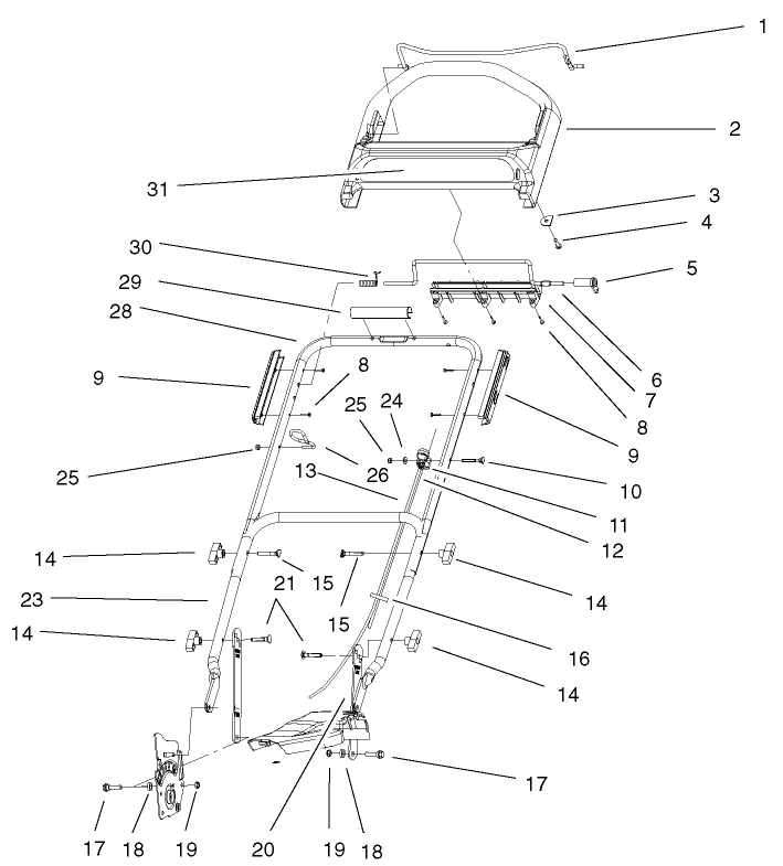 Handle & Controls Assembly