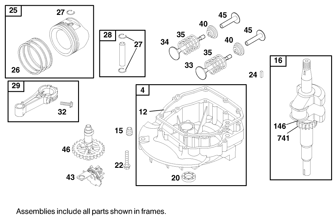 Engine Briggs & Stratton Model 12j802-2368-E1
