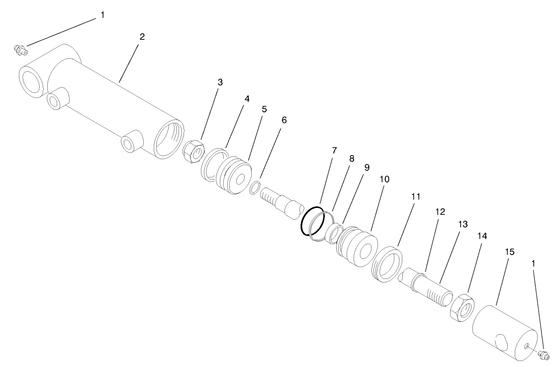 Hydraulic Cylinder Assembly No. 95-8978
