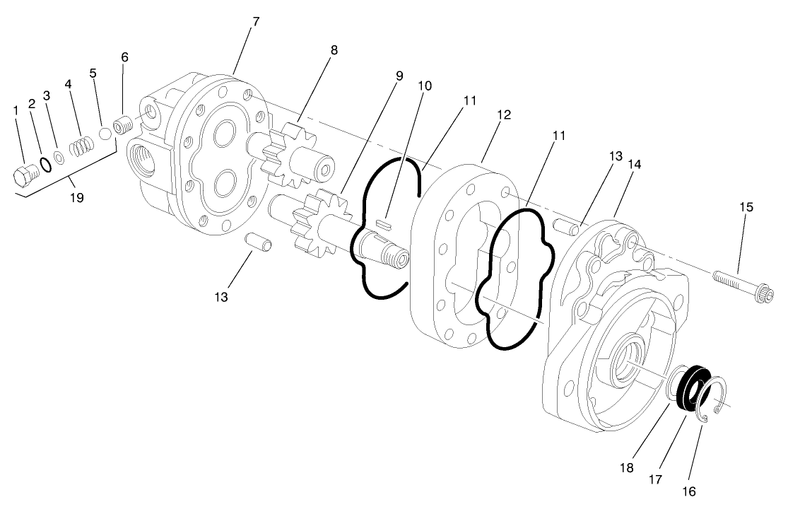 Hydraulic Motor Assembly No. 93-6972