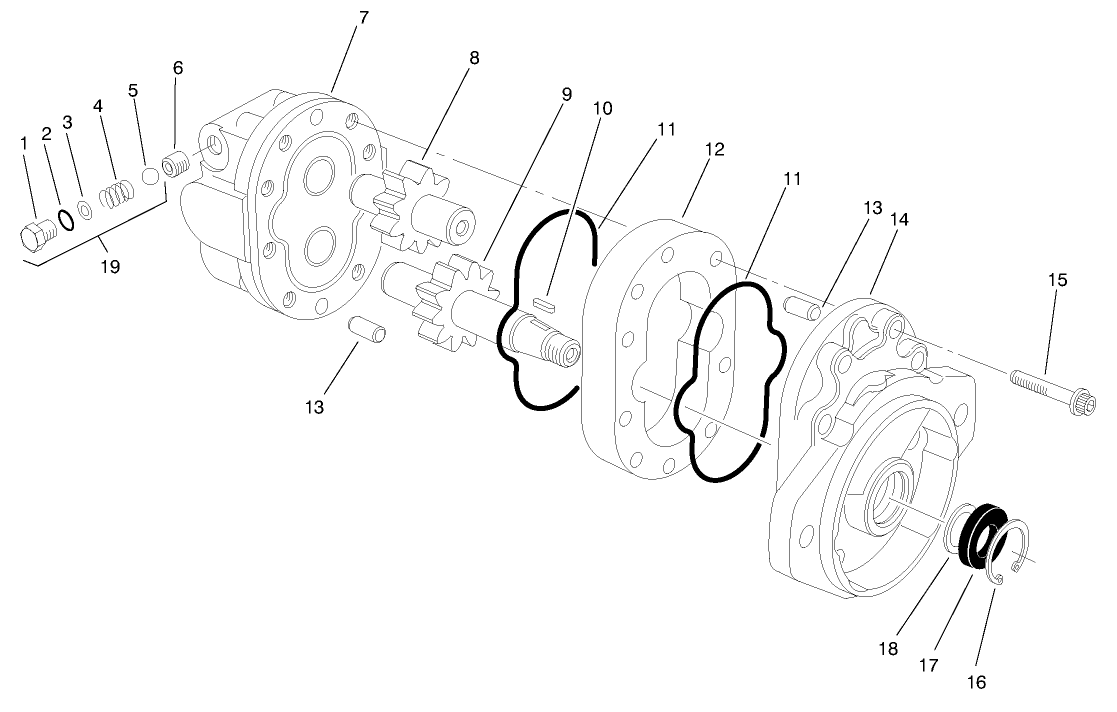 Hydraulic Motor Assembly No. 93-6975