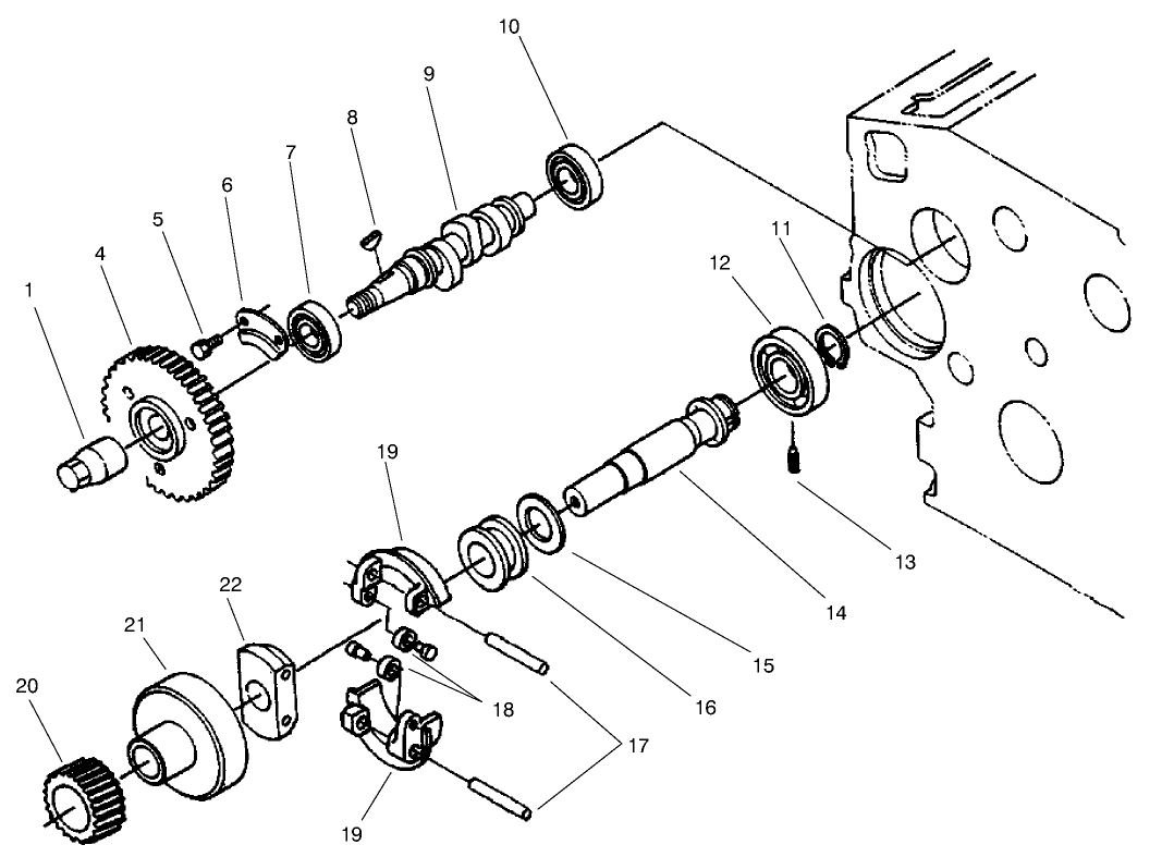 Fuel Camshaft Assembly