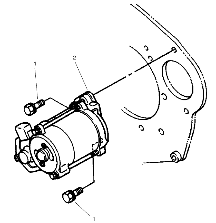 Starter Mount Assembly