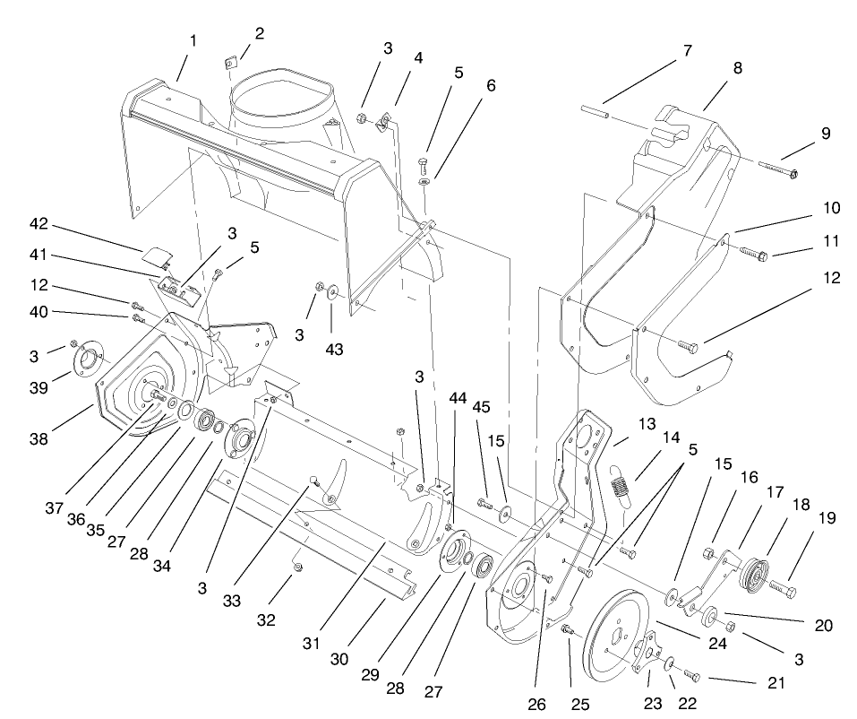 Housing & Side Plate Assembly