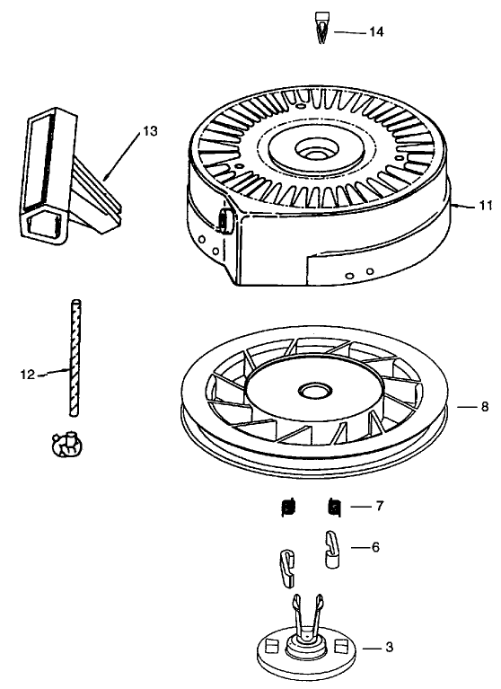 Recoil Starter No. 590743