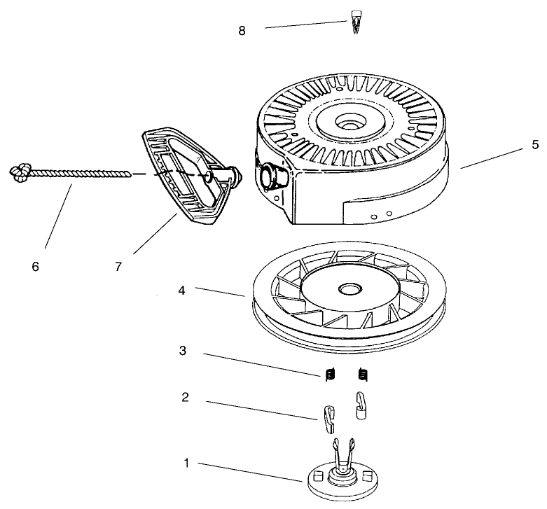 Rewind Starter No. 590742