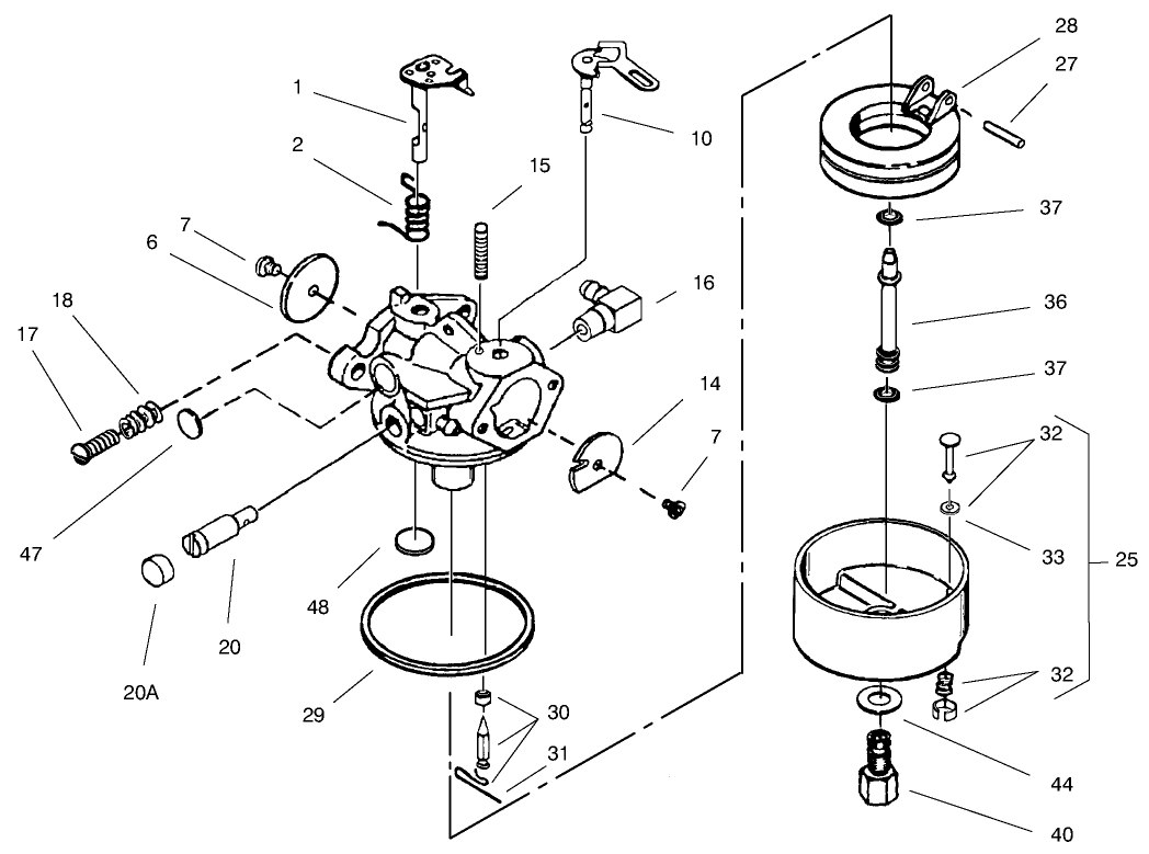 Carburetor No. 640084a