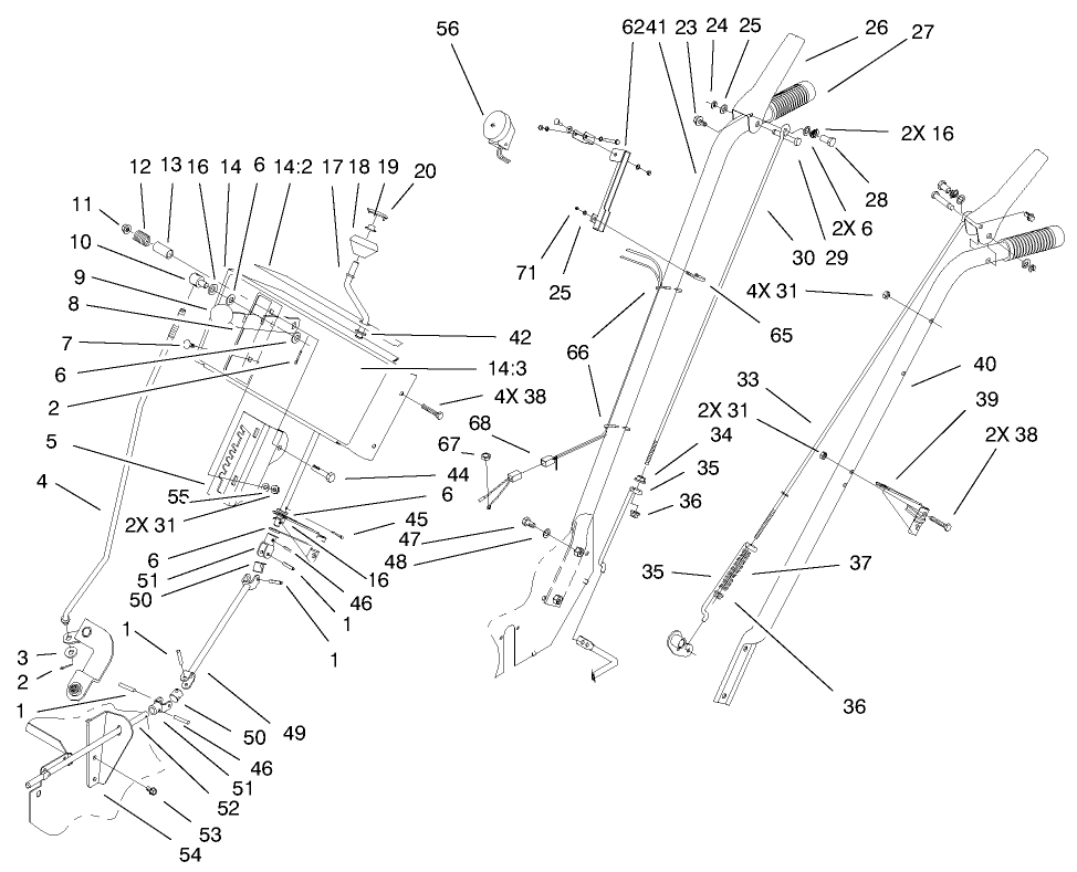 Handle & Controls Assembly