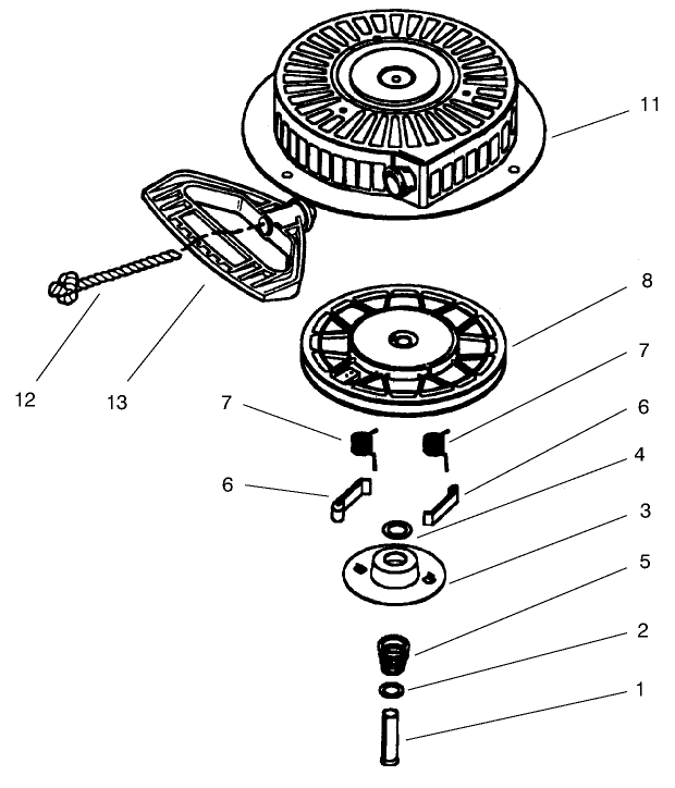 Recoil Starter No. 590733 (optional)