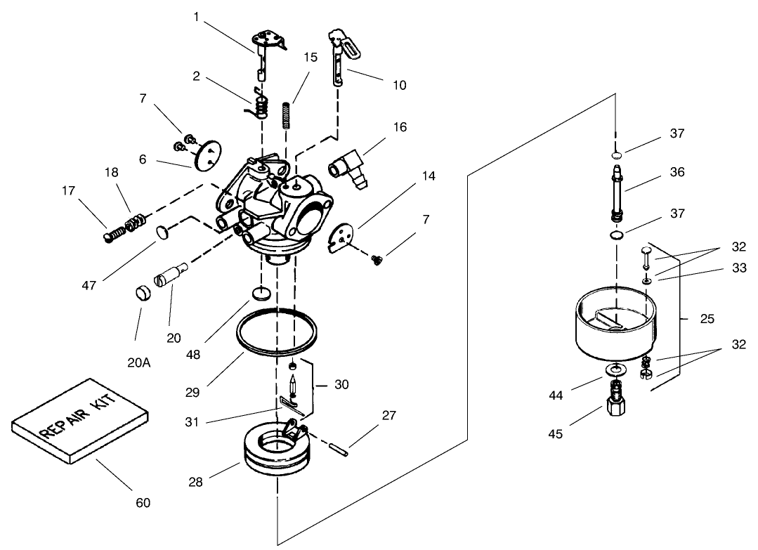 Carburetor No. 640105