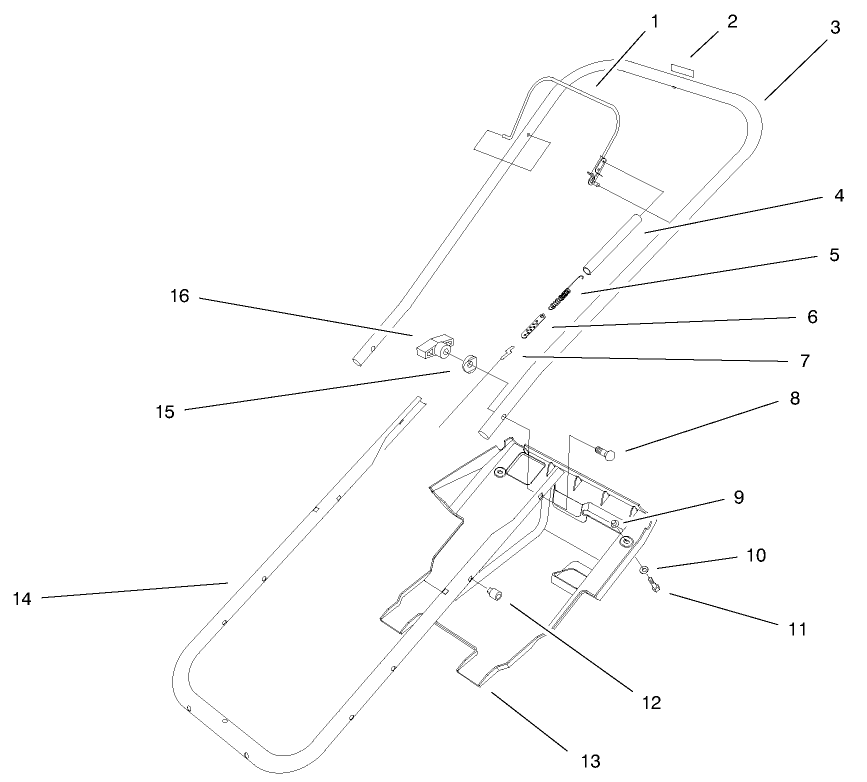 Handle & Lower Shroud Assembly