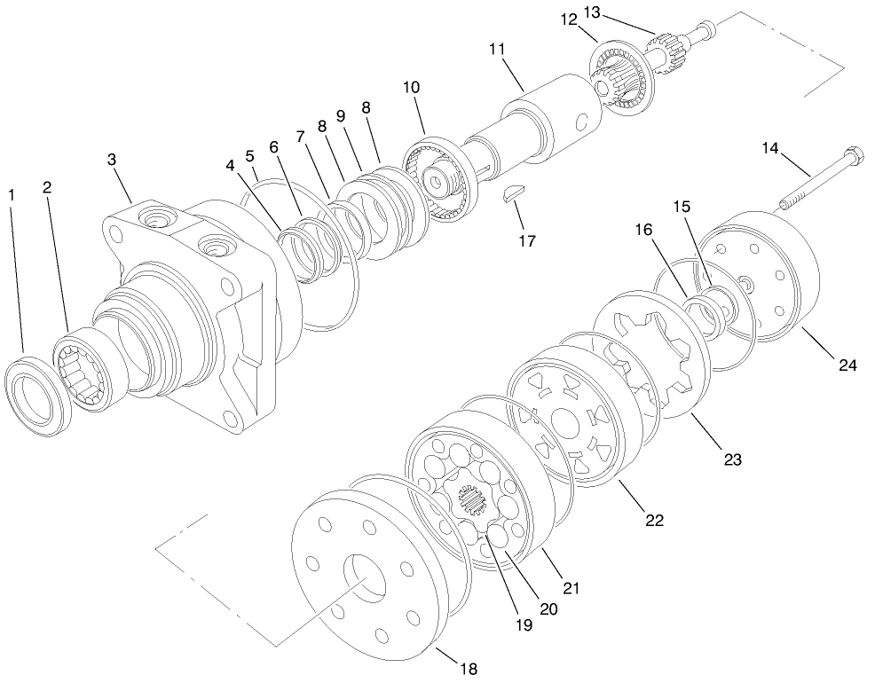 Hydraulic Motor Assembly No. 98-4704