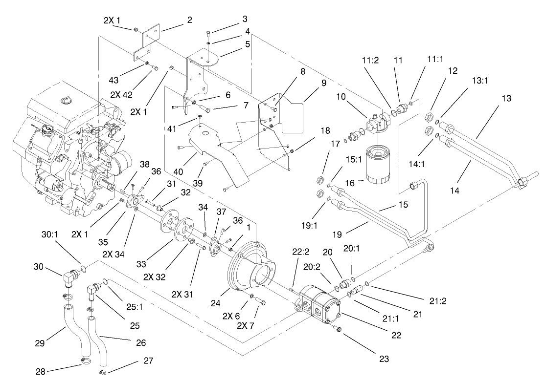 Hydraulic Pump Assembly