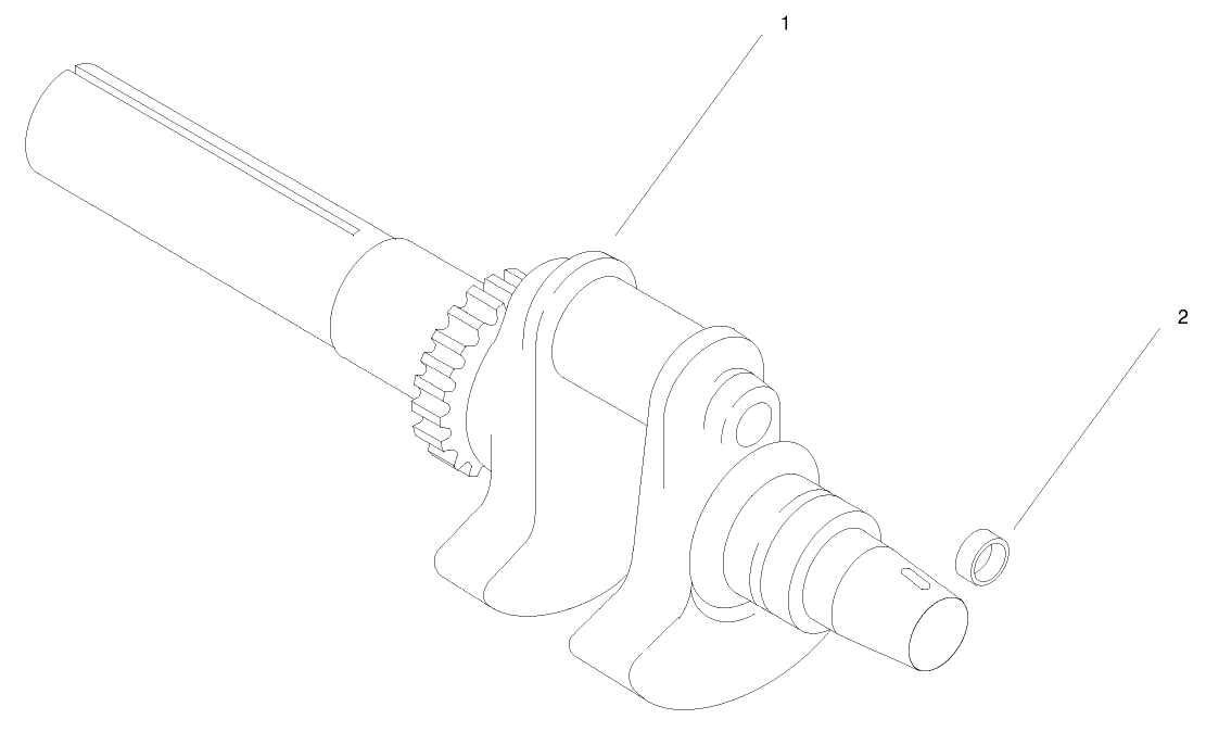 Group 1-Crankshaft (ch20s 64637 Kohler)
