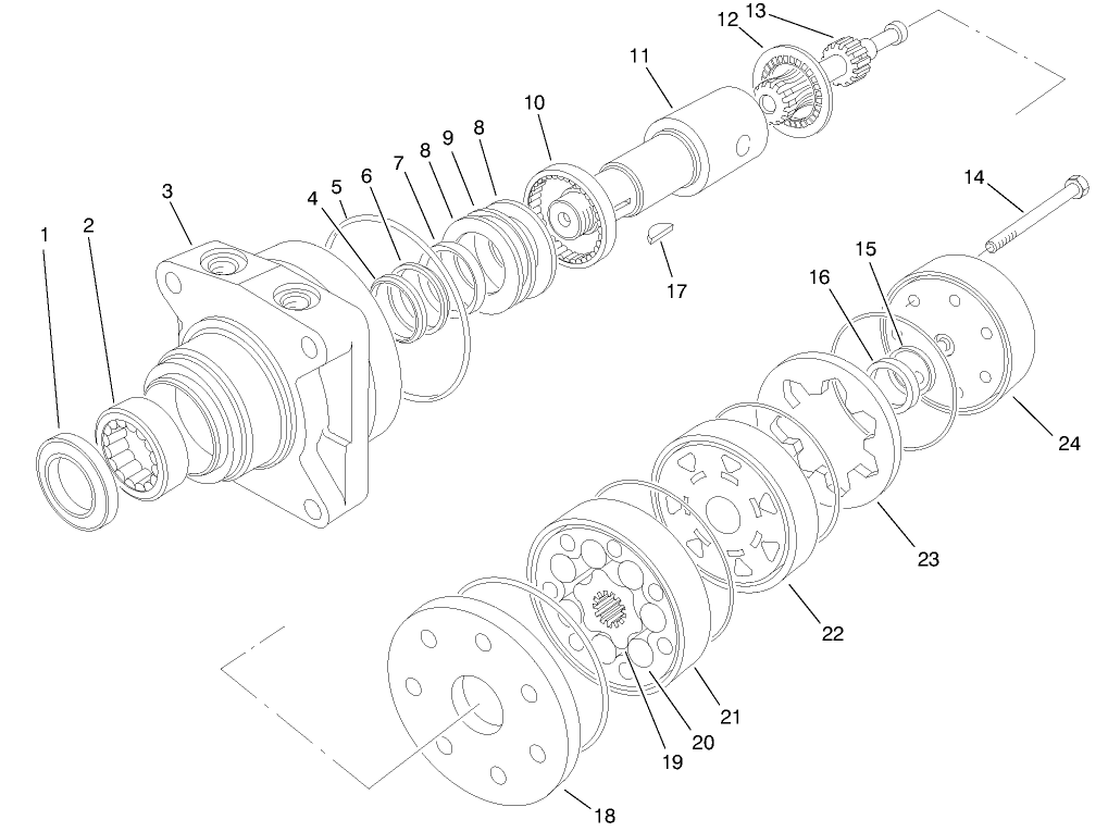 Hydraulic Motor Assembly No. 99-3052