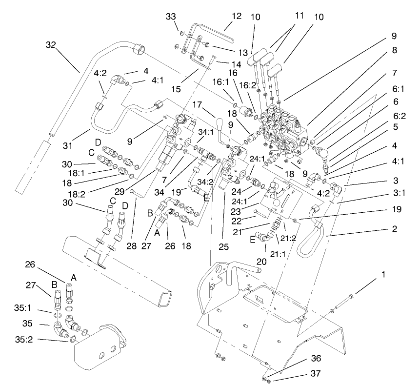 Hydraulic Valves Assembly