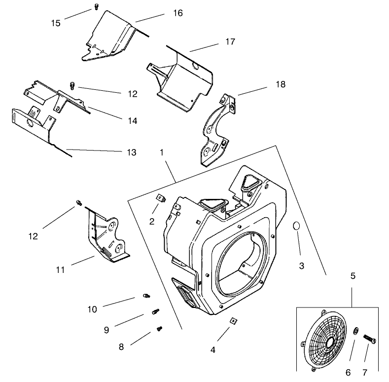Group 6-Blower Housing & Baffles