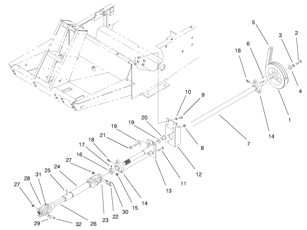Power Take-Off & Shaft Asm