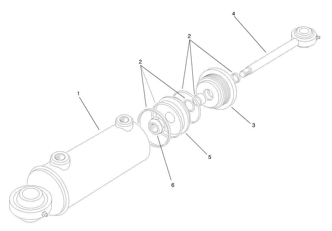 Hydraulic Cylinder No. 76-2070