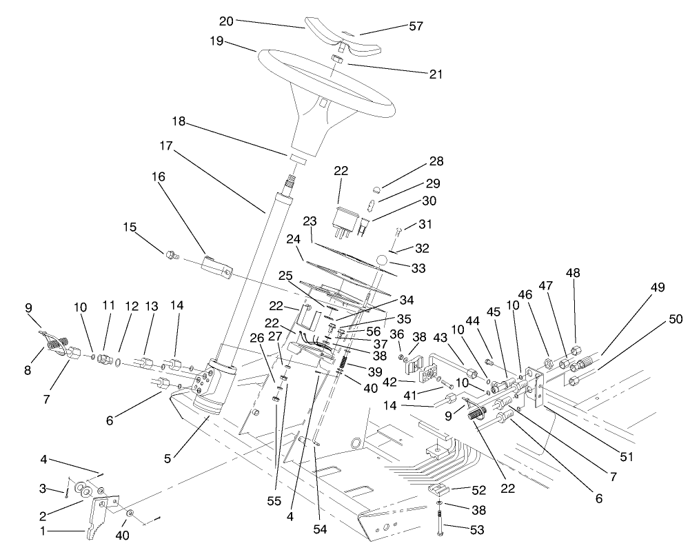 Steering Tower Assembly