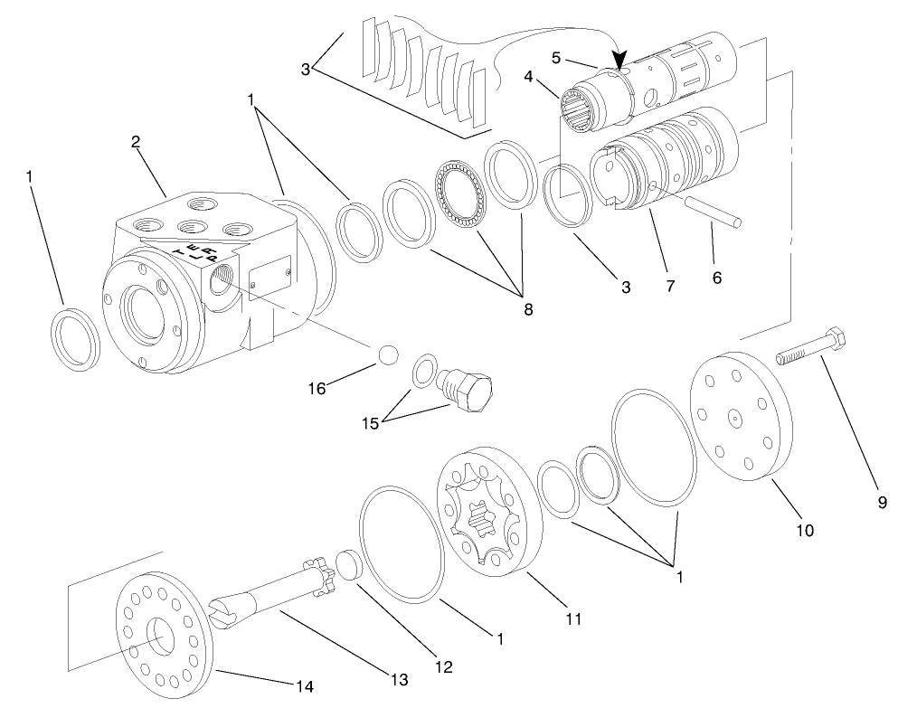 Steering Valve Assembly No. 99-8958