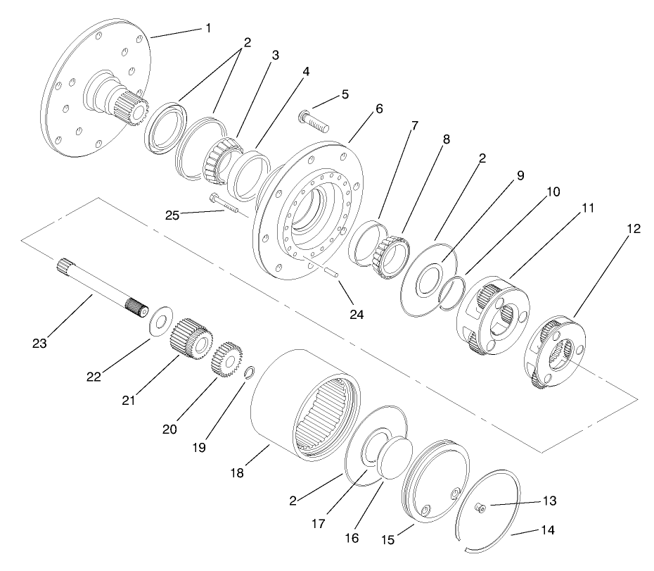 Planetary Drive Assembly No. 92-7415