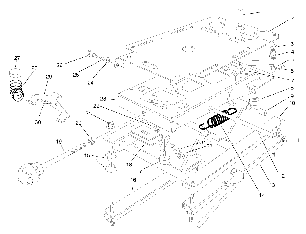 Seat Suspension Assembly
