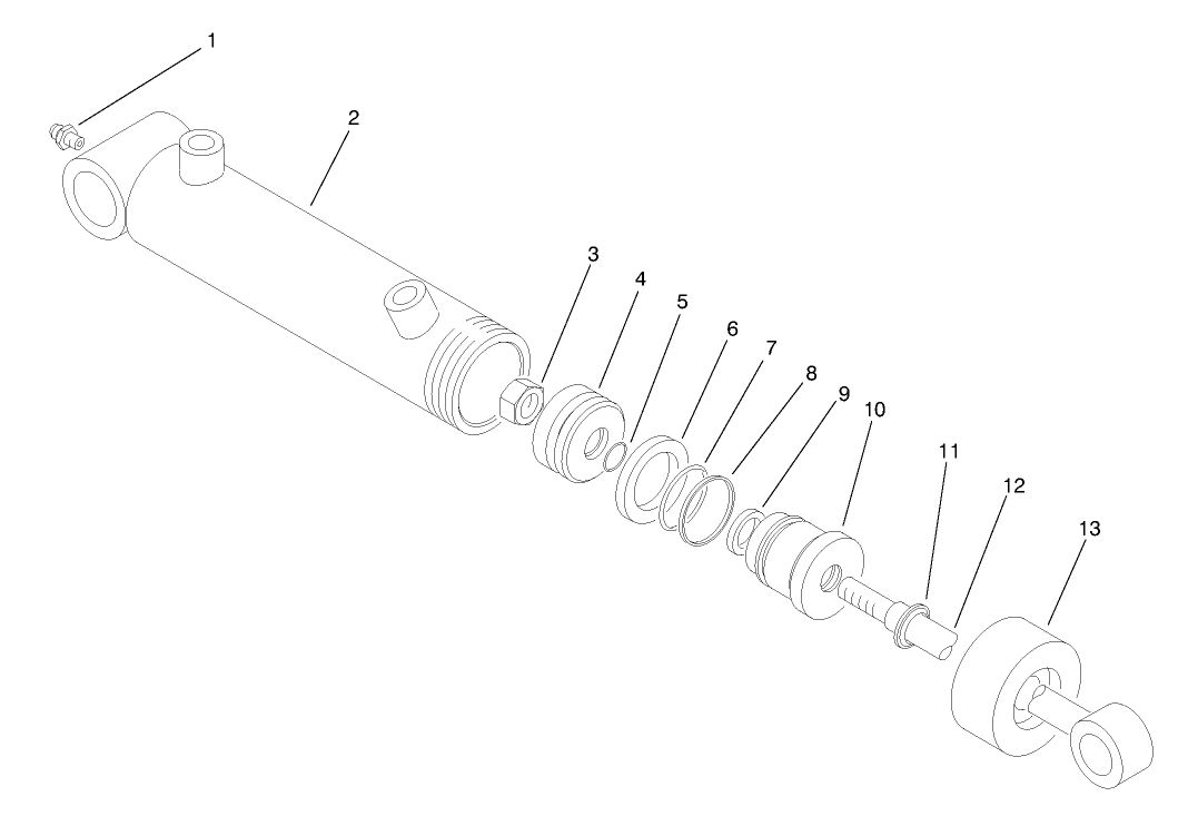 Hydraulic Cylinder No. 1 (93-2650)