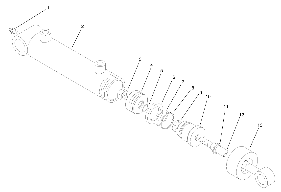 Hydraulic Cylinder No. 4 (98-8811)