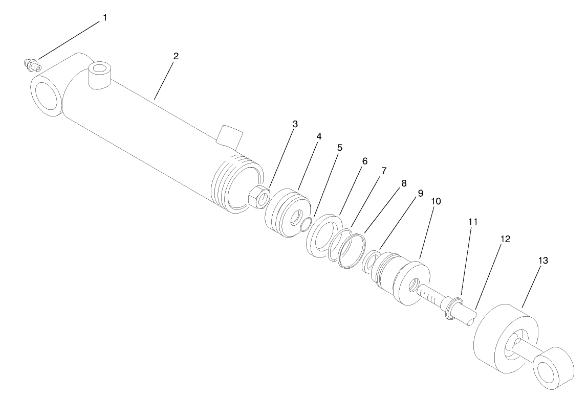 Hydraulic Cylinder No. 5 (98-8069)
