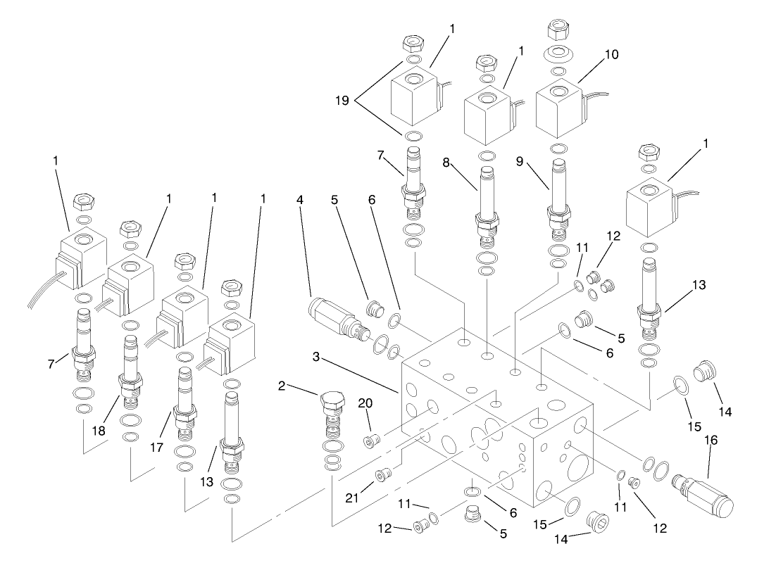 Front Manifold Block Assembly No. 92-7418