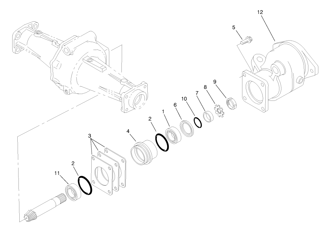 Sleeve Assembly Axle No. 98-2447 (model No. 03804 Only)