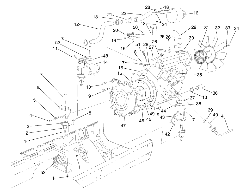 Engine Installation Assembly