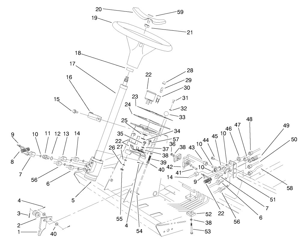 Steering Tower Assembly