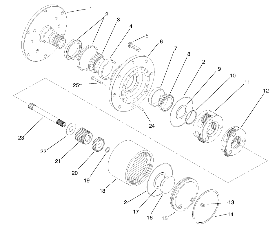 Planetary Drive Assembly No. 92-7415