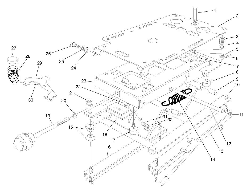 Seat Suspension Assembly