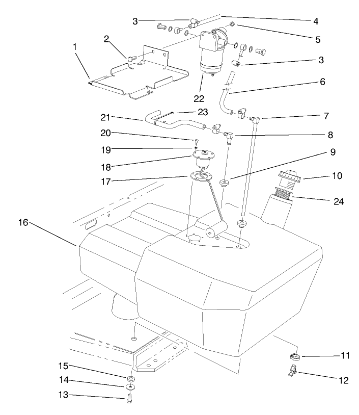 Fuel Tank & Filter Assembly