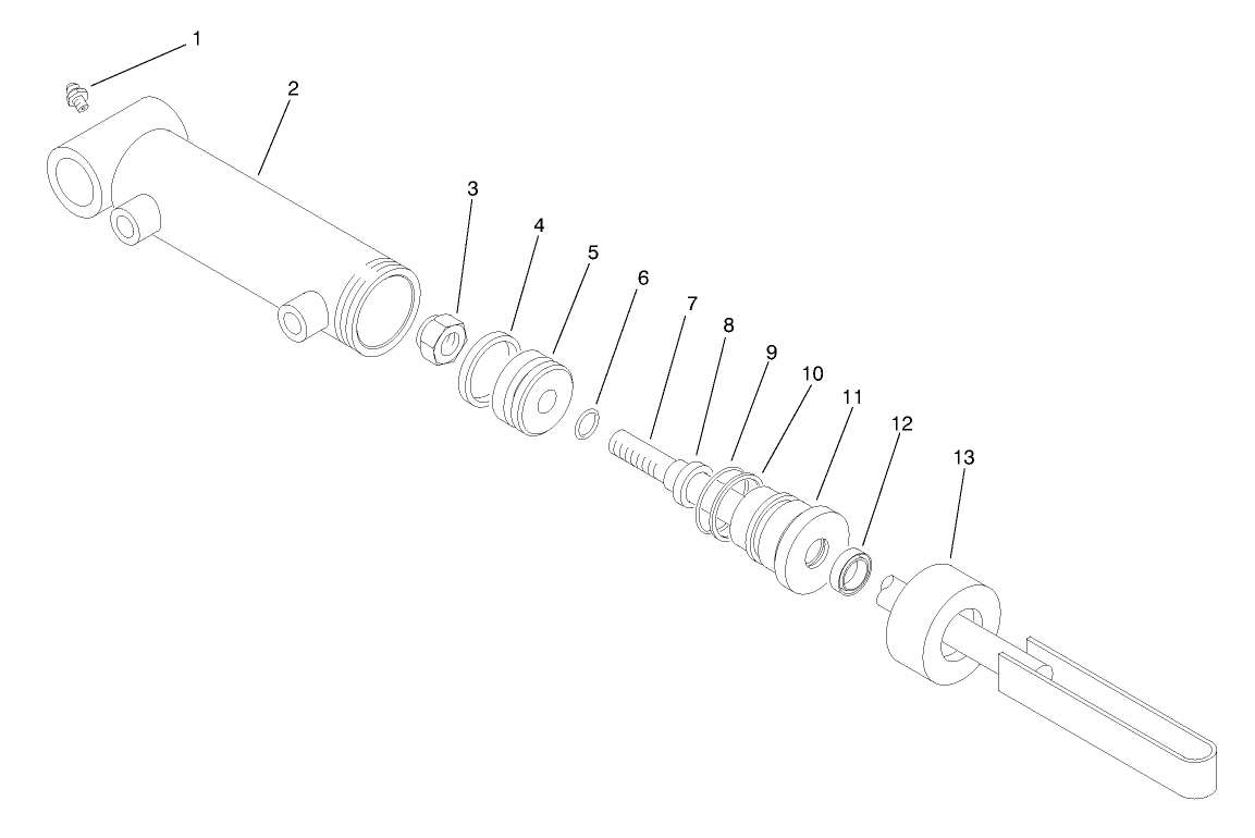 Hydraulic Lift Cylinder No. 2 (98-8813)